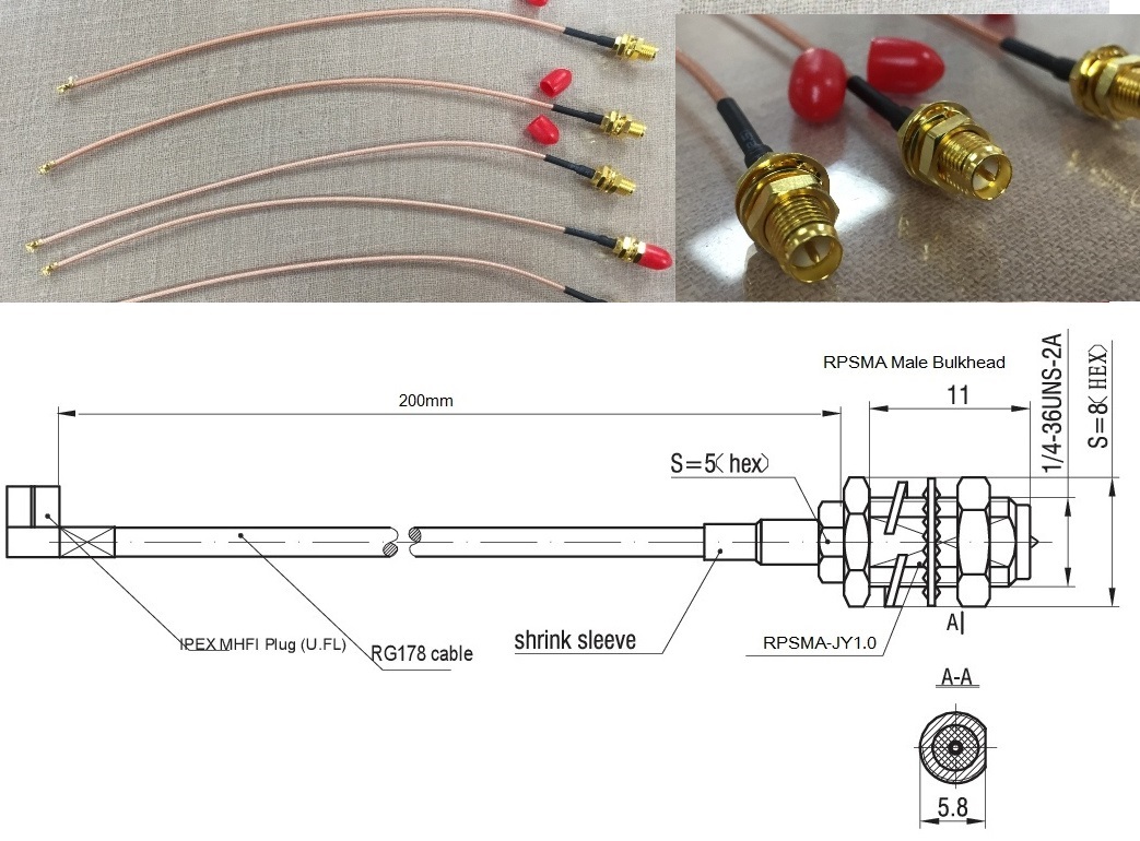 CA-IPEX-RPSMA-JY1.0-RG178-200MM – Bild 4